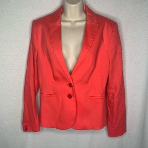 MEXX Blazer Coral Polka Dot Lined Business